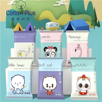 Chaqaloqlar uchun organik nam salfetkalar